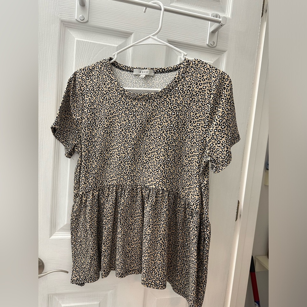 Gaze Cheetah Print Shirt